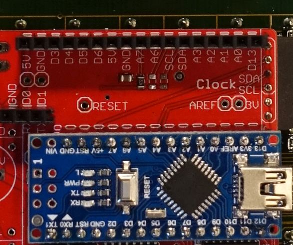 Frei verfügbare Pins des Arduino NANO für weitere Hardware wie Schalter oder Sensoren