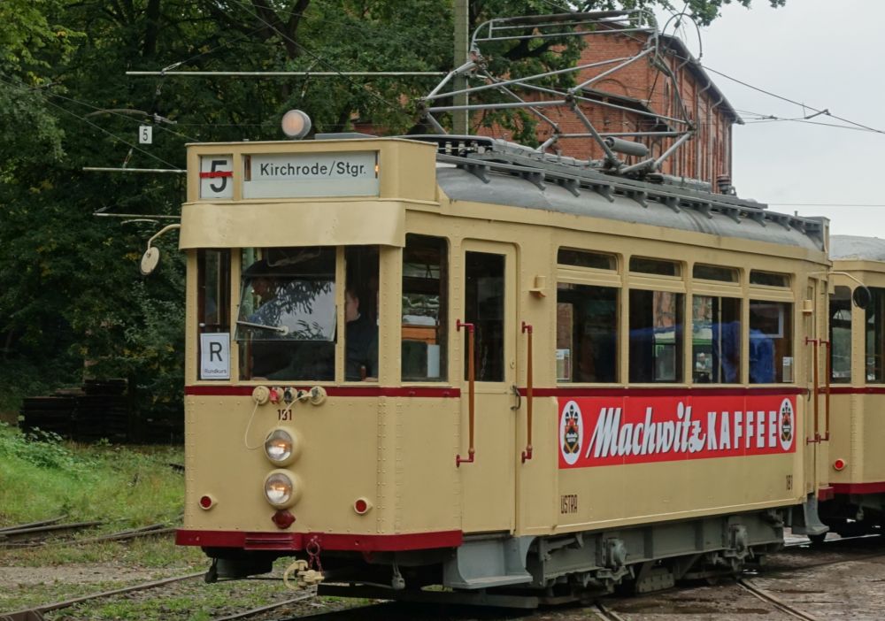 The tram of my childhood: HAWA steel wagon number 181 of the ÜSTRA in Hannover, Germany